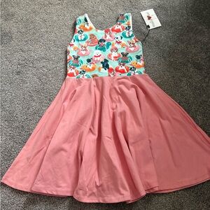 Malia + Kai Swimming Dog Pool Twirl Dress Sz 6